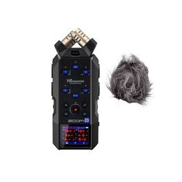 Zoom - H6essential 6-Track Stereo Handy Recorder and Hairy Windscreen Bundle