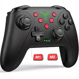 Reds Spade - Wireless Controller For Switch switch 2 lite oled With A Mouse Touch Feeling On Buttons Extra Pro Wake-up - Black