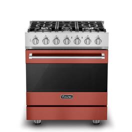 Viking - 3 Series 4.7 Cu. Ft. Self-Cleaning Freestanding Dual Fuel Convection Range - Spiced Cider - Spiced Cider