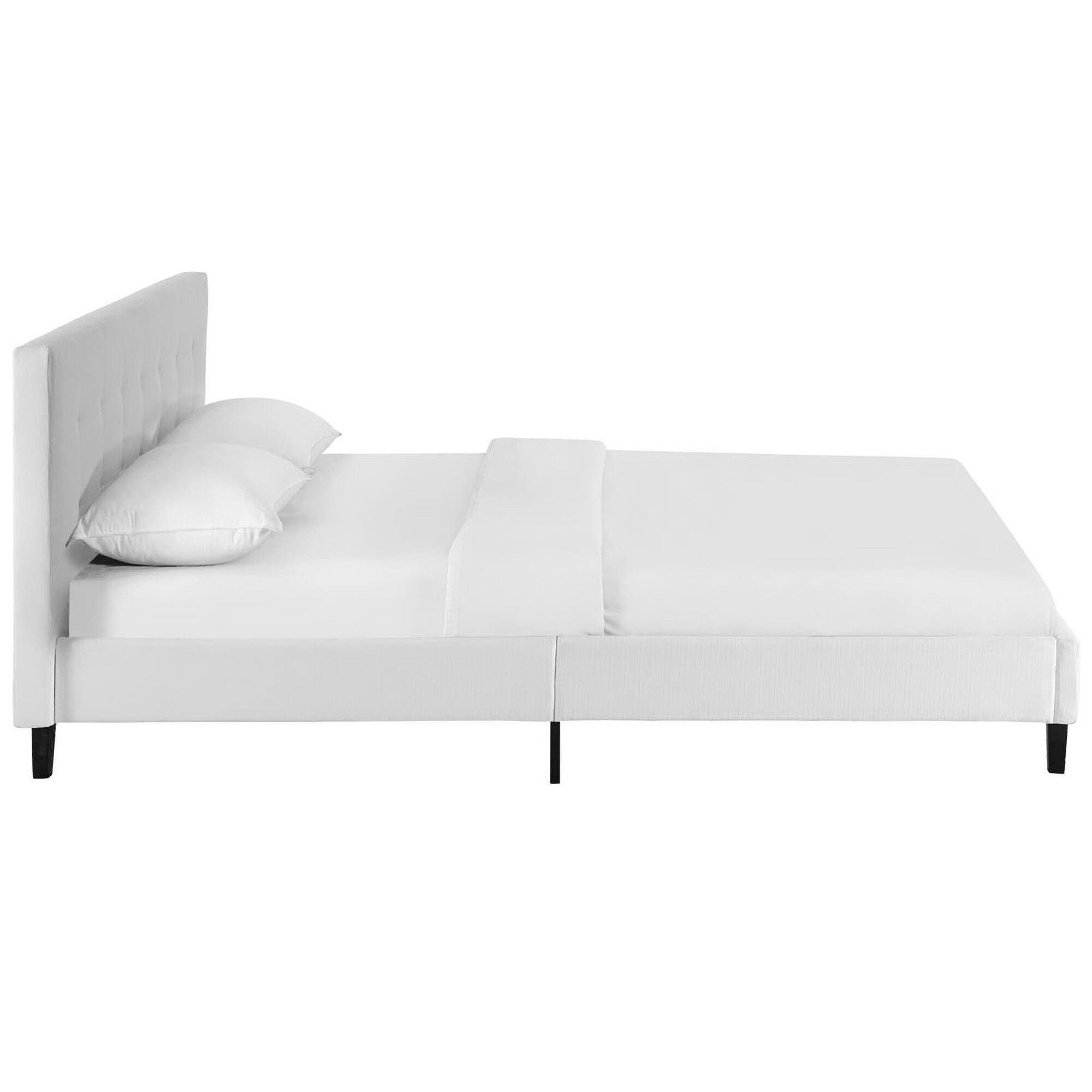 Back. Modway - Corinne Twin Bed Frame - White.