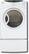 Front Standard. GE - 7.0 Cu. Ft. 10-Cycle Extra-Large Capacity Electric Dryer - White.