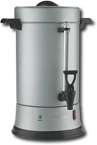 Angle Standard. Waring Pro - Professional 55-Cup Coffee Urn - Stainless-Steel.