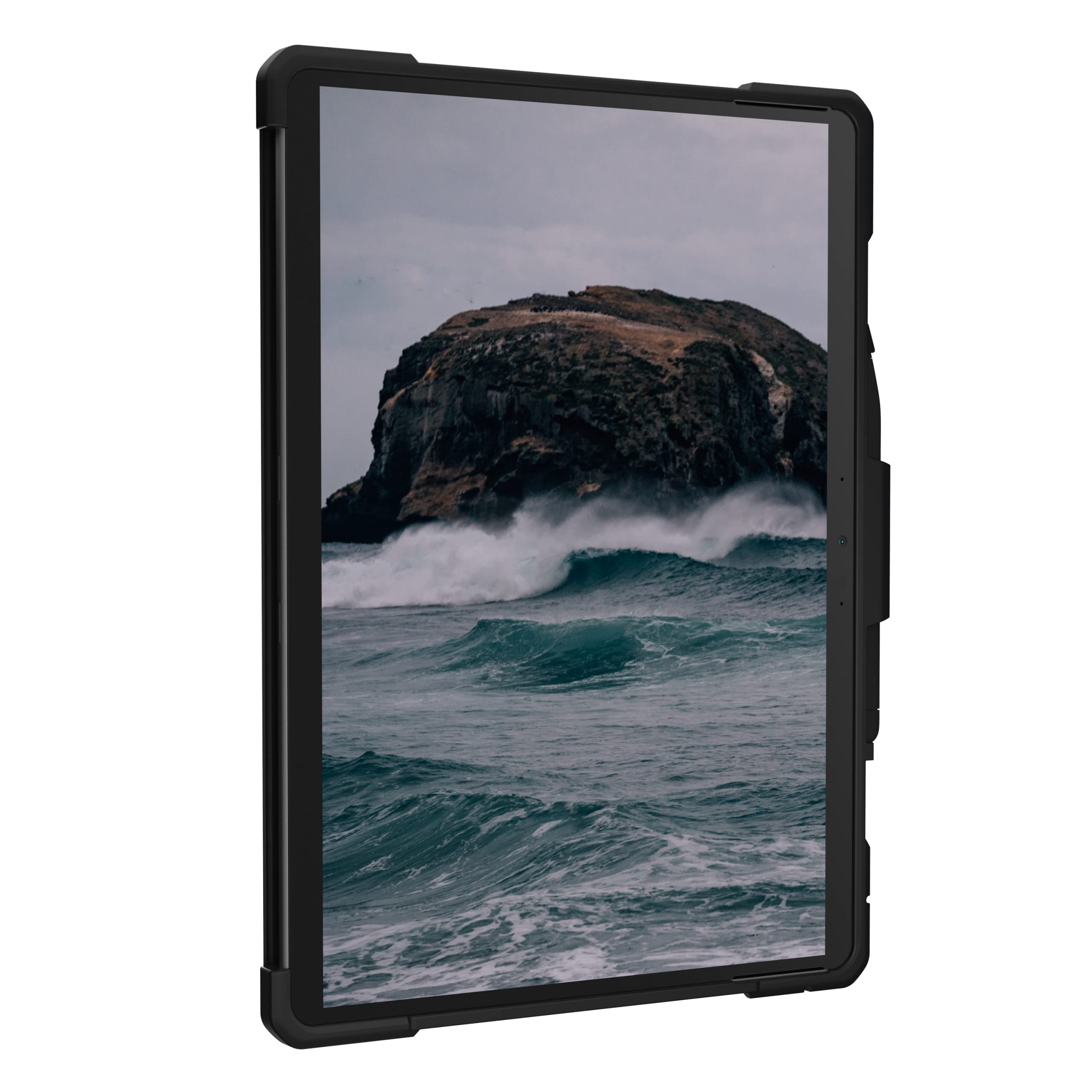 Alt View 1. UAG - Microsoft Surface Pro 13" 12th Edition/11th Edition Case w/ Built-in Kickstand & Pen Holder, Non-Slip Tactile Grip - Black.