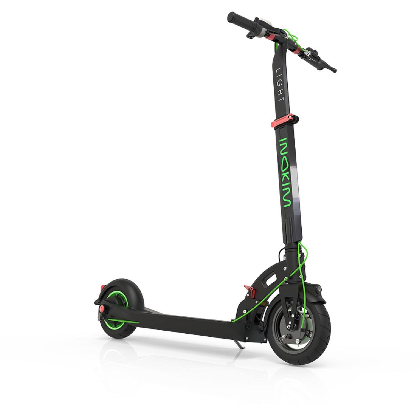 Front. INOKIM - Light2 Hero Scooter w/20 miles Max Operating  Range & 21 mph Max Speed - Black.