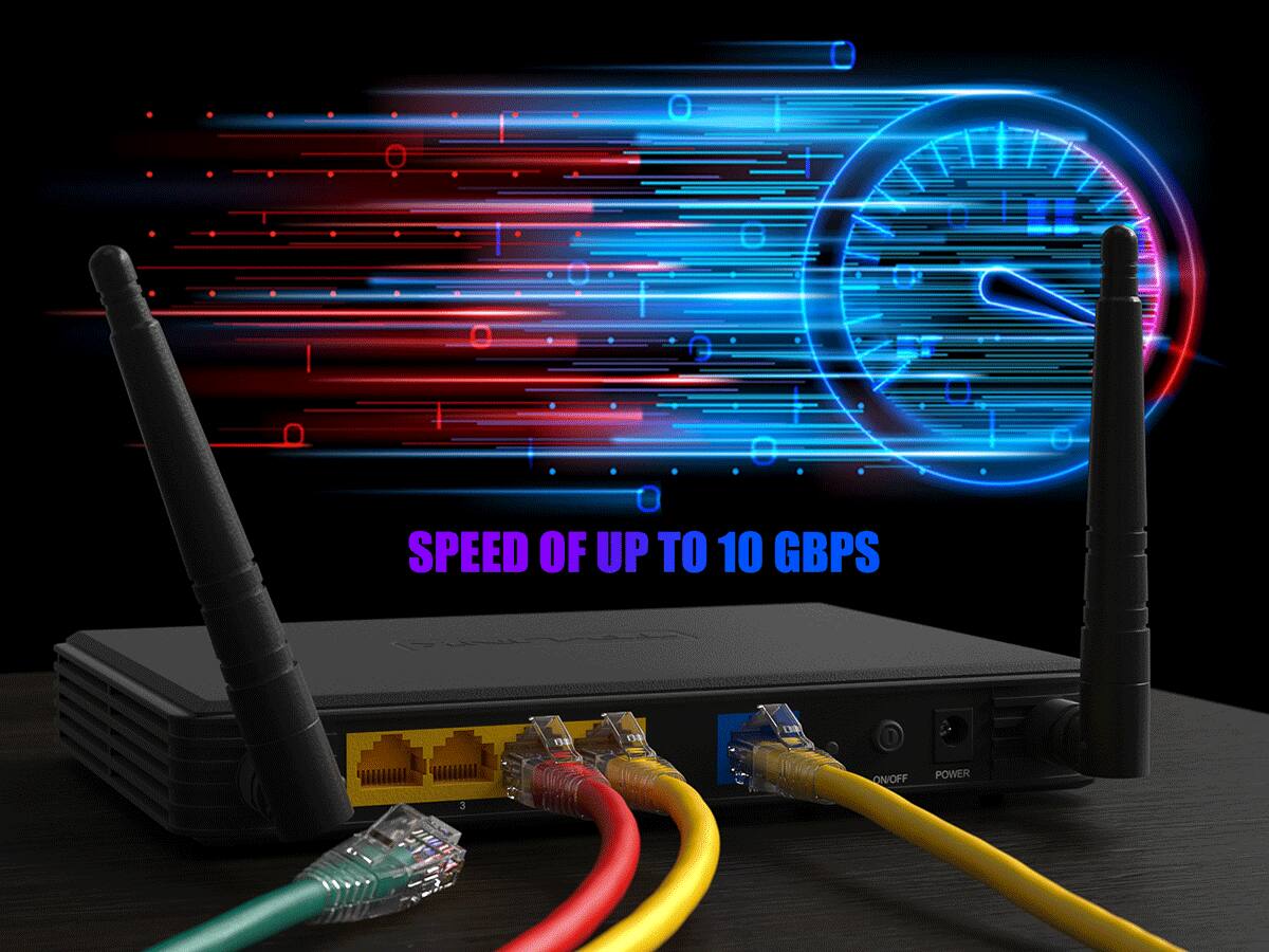 SPEED OF UP TO 10 GBPS

ON/OFF
POWER