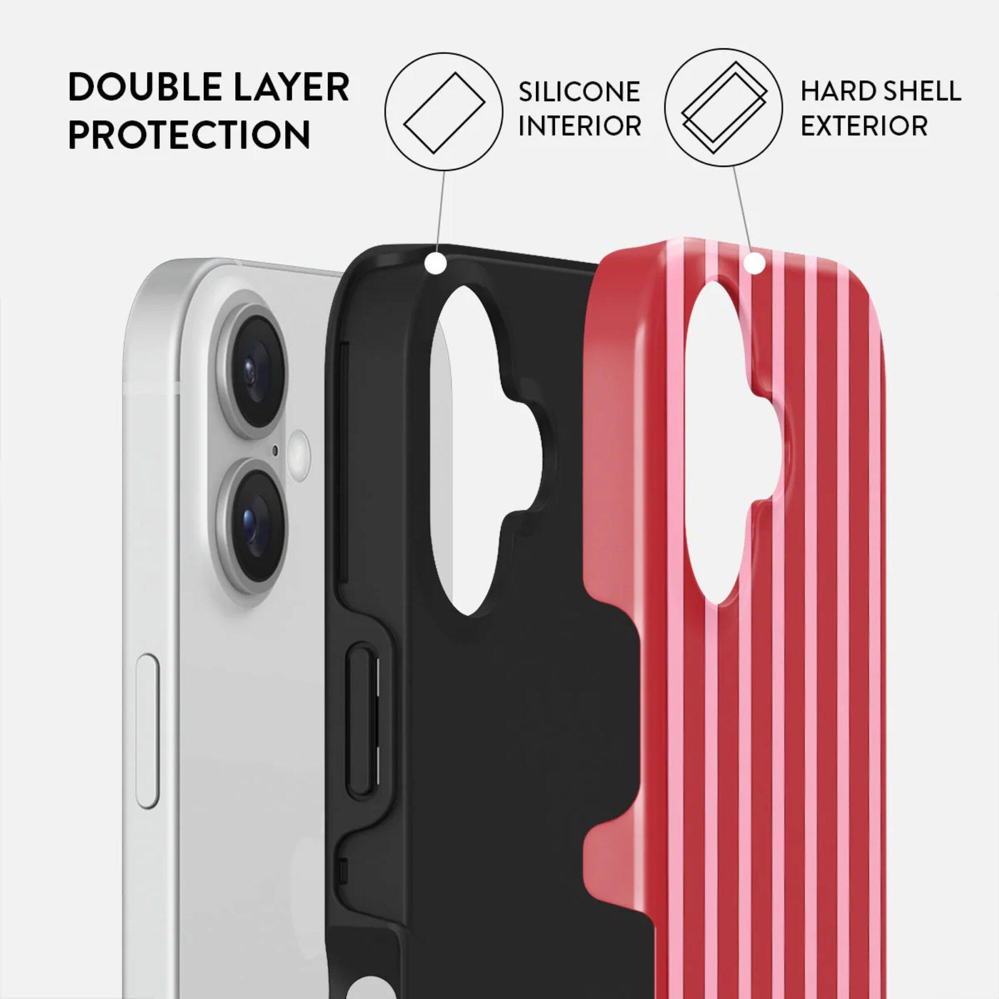 DOUBLE LAYER PROTECTION  
SILICONE INTERIOR  
HARD SHELL EXTERIOR