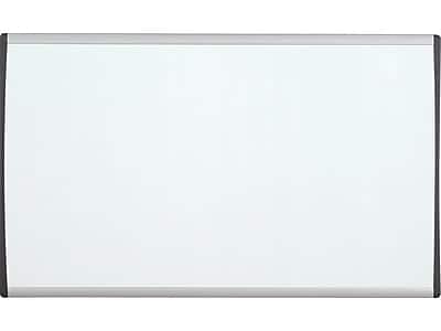 Quartet - Arc Cubicle Painted Steel Dry-Erase Whiteboard, 2' x 1' - Aluminum Frame