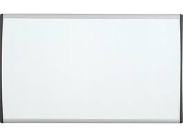 Quartet - Arc Cubicle Painted Steel Dry-Erase Whiteboard, 2' x 1' - Aluminum Frame