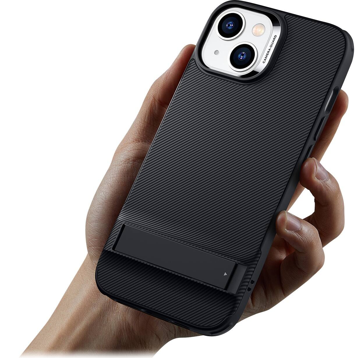 Alt View 17. SaharaCase - AirShield Boost Kickstand Series Case for Apple iPhone 14 Plus - Black.