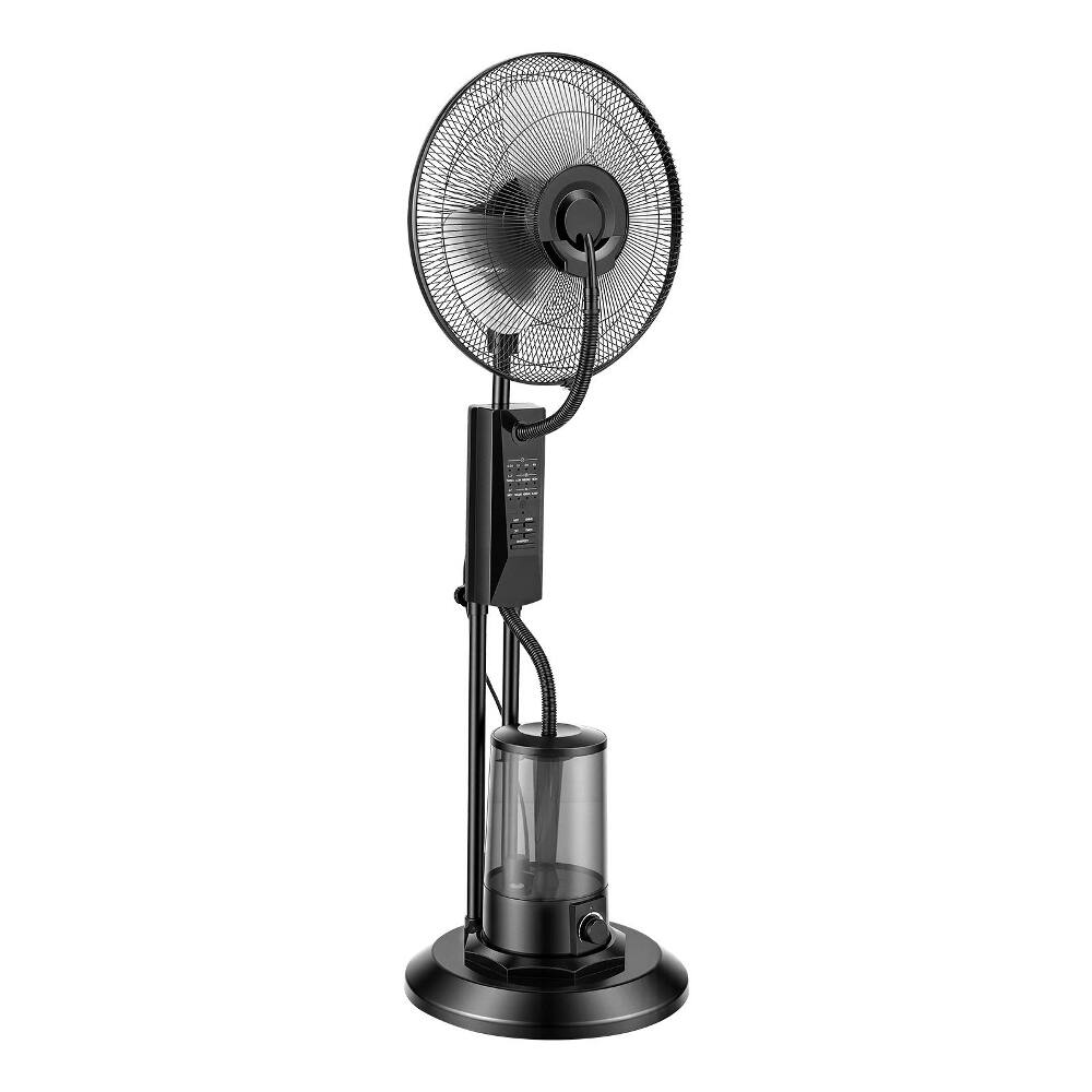 Alt View 6. Loheer - Loheer Misting Fan 3 Speeds Standing Outdoor Cooling Mister Fan with Remote Control for Patio Garage.