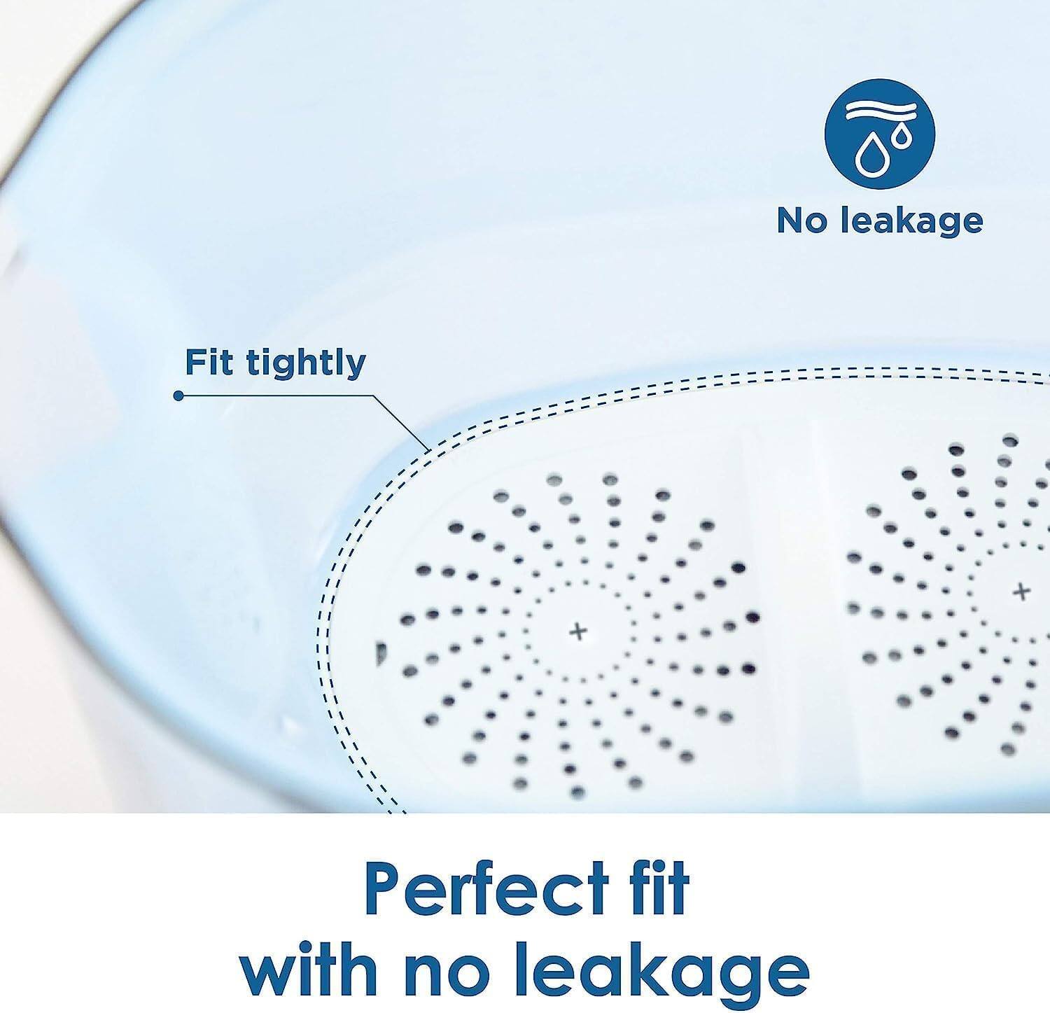 Perfect fit with no leakage  
- No leakage  
- Fit tightly