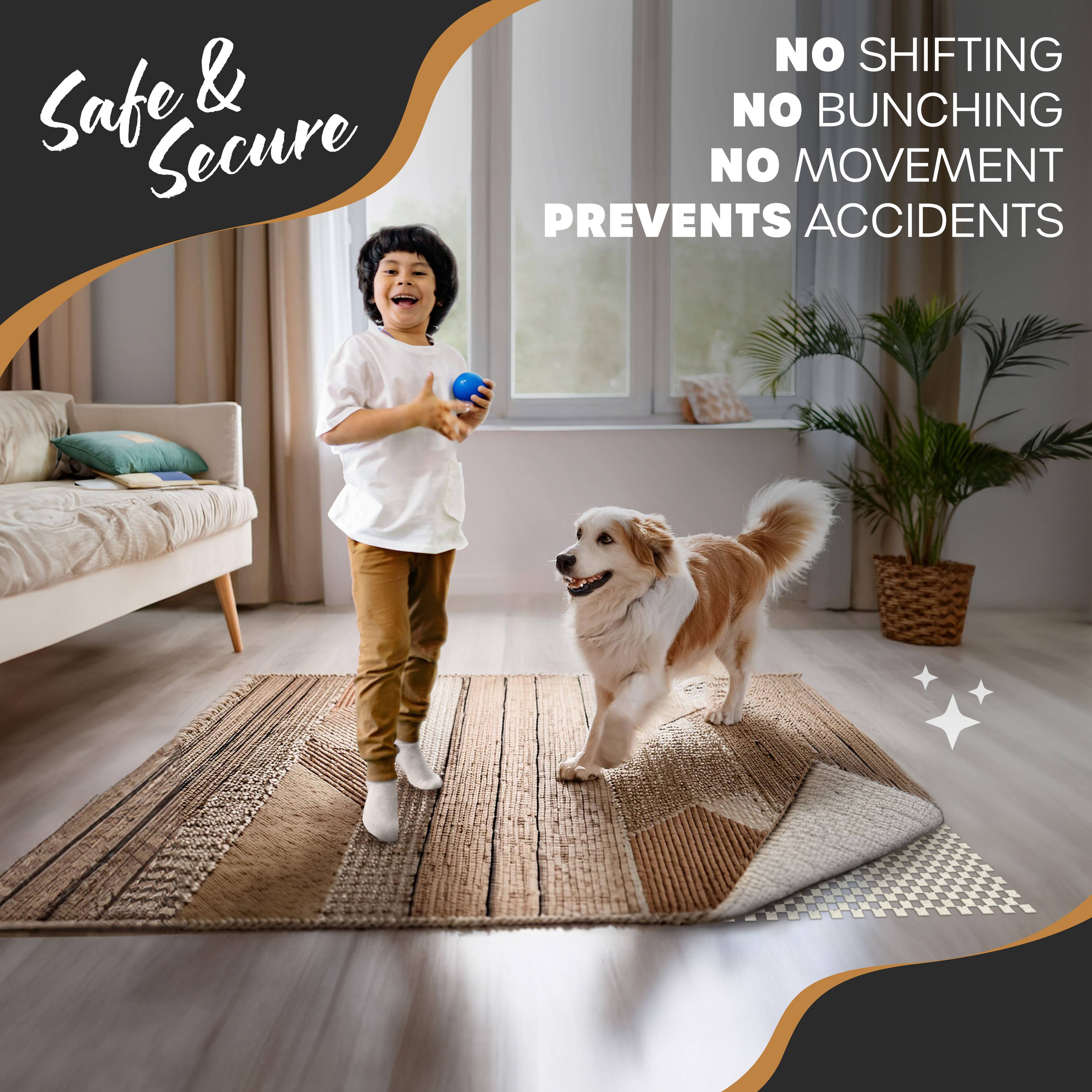 Safe & Secure

NO SHIFTING  
NO BUNCHING  
NO MOVEMENT  
PREVENTS ACCIDENTS