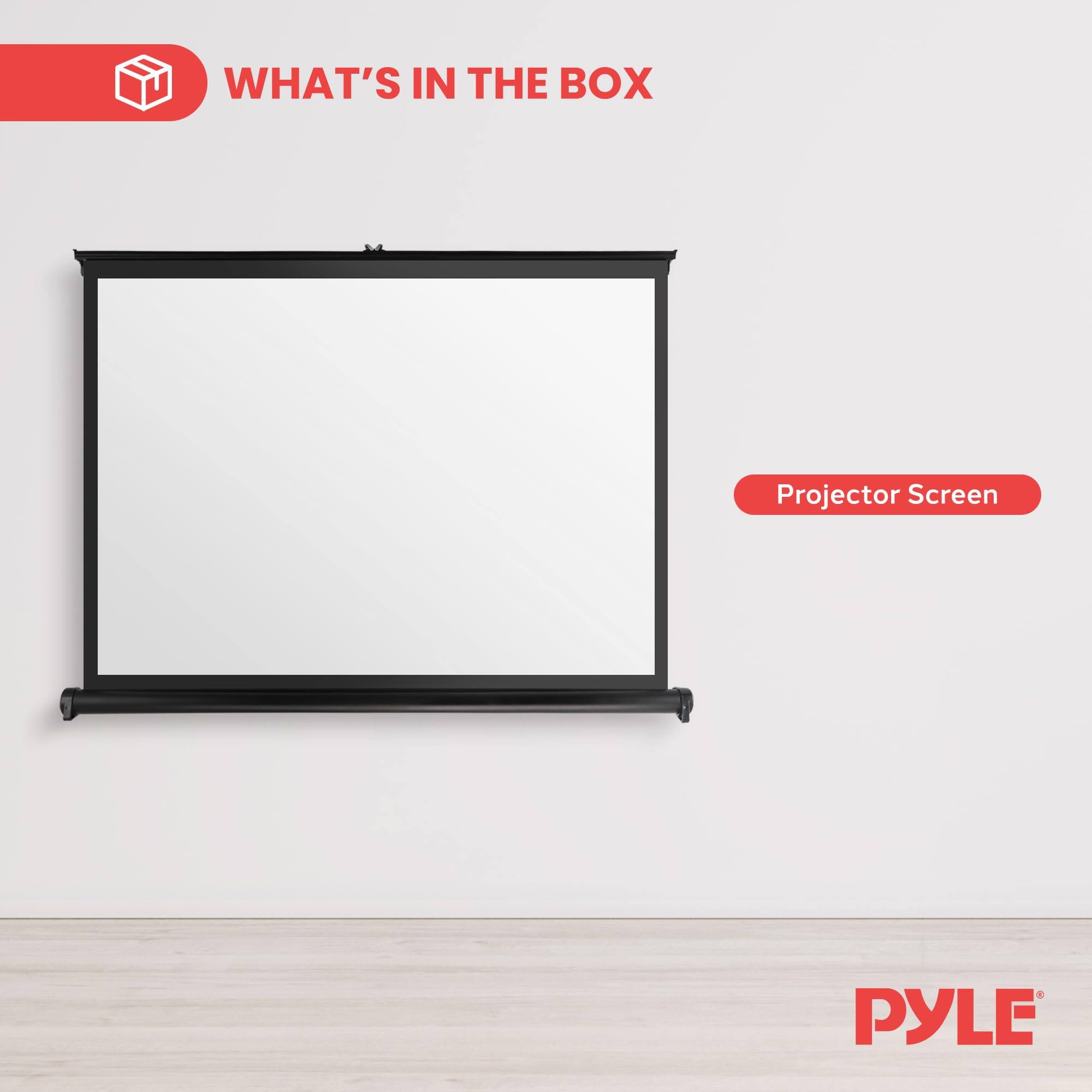 WHAT'S IN THE BOX  
Projector Screen  
PYLE