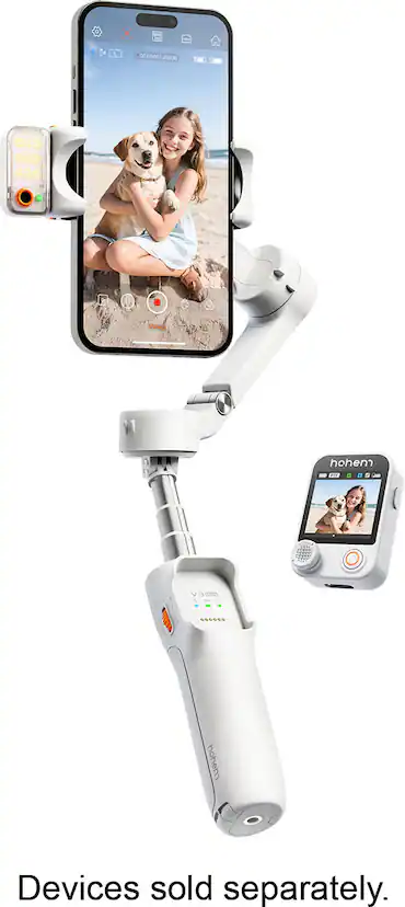 Hohem iSteady V3 Ultra 3 Axis Gimbal Stabilizer for Smartphone w Hohem iSteady V3 Ultra 3 Axis Gimbal Stabilizer for Smartphone w