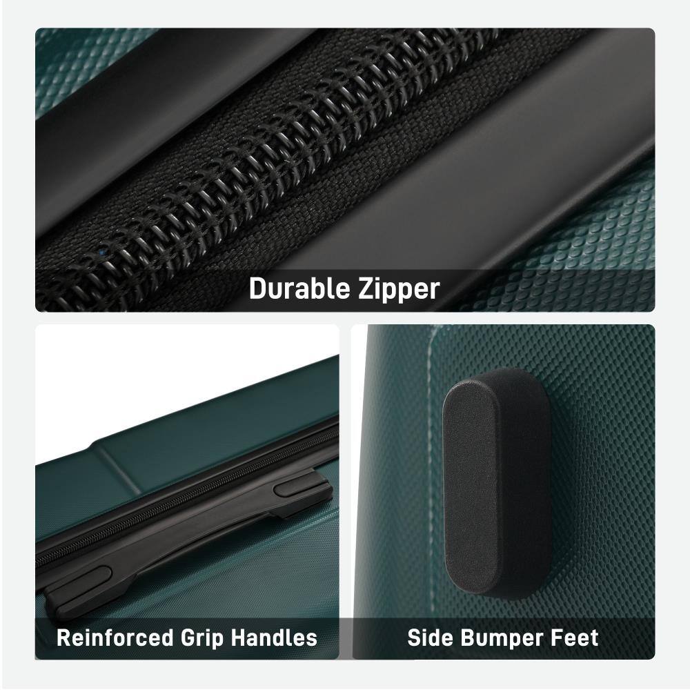 Durable Zipper  
Reinforced Grip Handles  
Side Bumper Feet