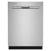 Maytag - 24" Top Control Built-In Tub Dishwasher with 3rd Rack, Dual Power Filtration, 47 dBA - Stainless Steel - Front_Zoom