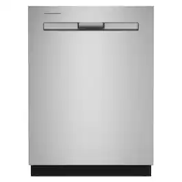 Maytag - 24" Top Control Built-In Tub Dishwasher with 3rd Rack, Dual Power Filtration, 47 dBA - Stainless Steel