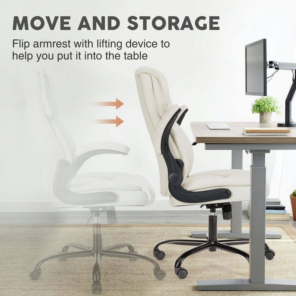 MOVE AND STORAGE

Flip armrest with lifting device to help you put it into the table