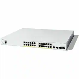 Cisco Consumer Products - Cisco Catalyst C1300-24FP-4G Ethernet Switch - 24 Ports - Manageable - Gigabit Ethernet - 10/100/1000Base-T, 1000Base-X - Unknown