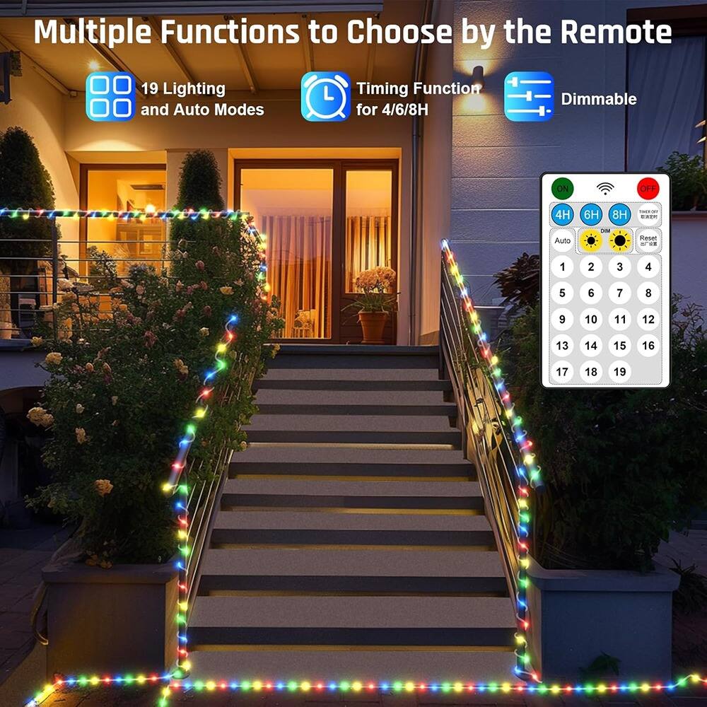 Multiple Functions to Choose by the Remote

19 Lighting and Auto Modes

Timing Function for 4/6/8H

Dimmable

ON OFF

4H 6H 8H

Auto

Reset

1 2 3 4 5 6 7 8 9 10 11 12 13 14 15 16 17 18 19