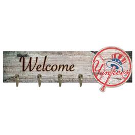 Fan Creations - New York Yankees 24" x 6" Mounted Coat Hanger - Multicolor