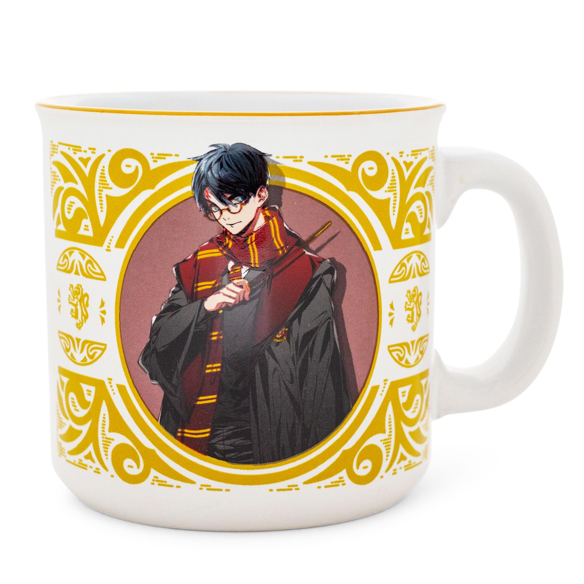 Silver Buffalo - Harry Potter Anime Style Ceramic Camper Mug | Holds 20 Ounces - Red