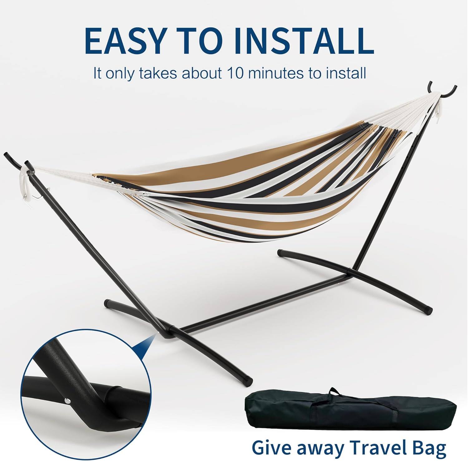 EASY TO INSTALL  
It only takes about 10 minutes to install  

Give away Travel Bag