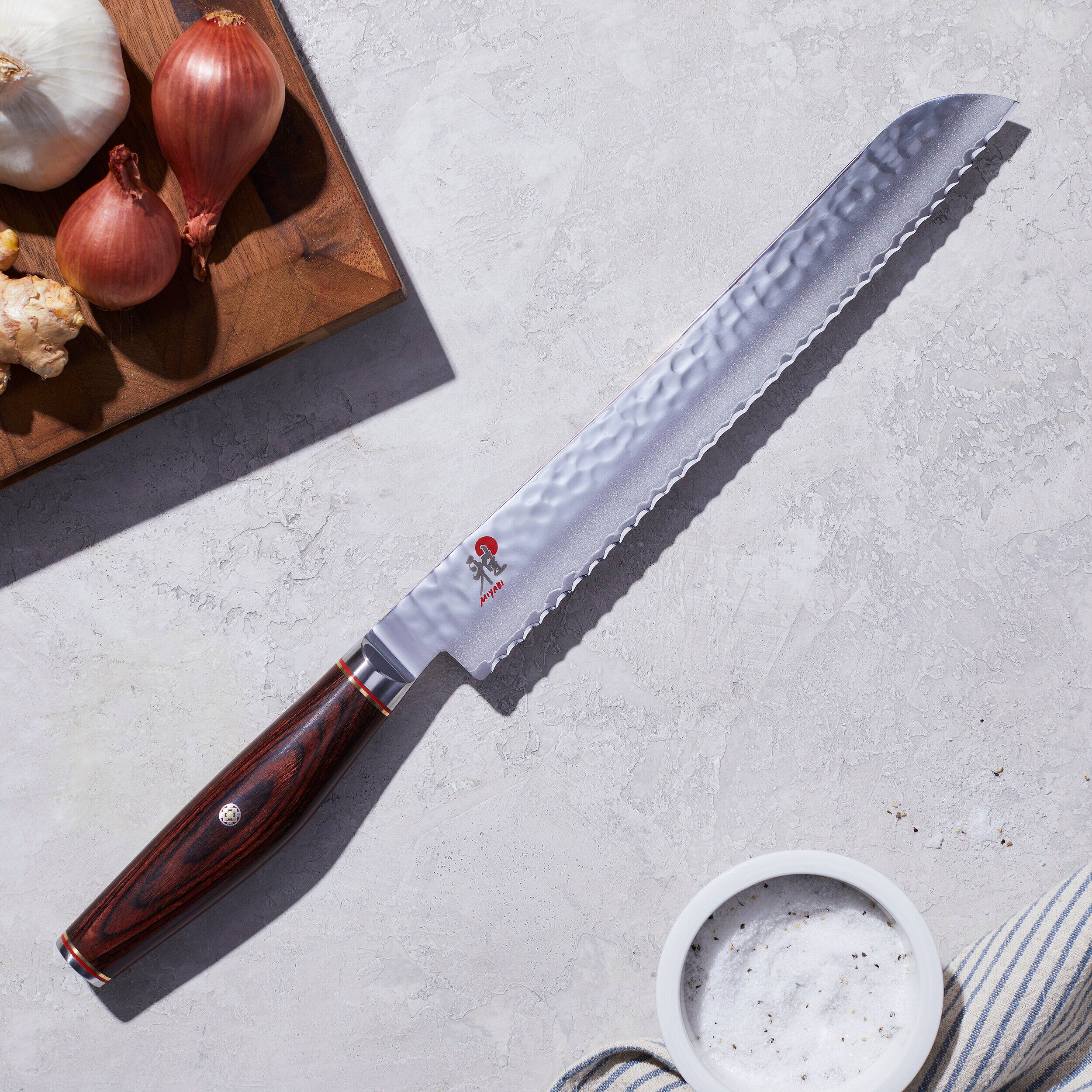 Alt View 3. Miyabi - Miyabi Artisan 9-inch Bread Knife - Stainless Steel.