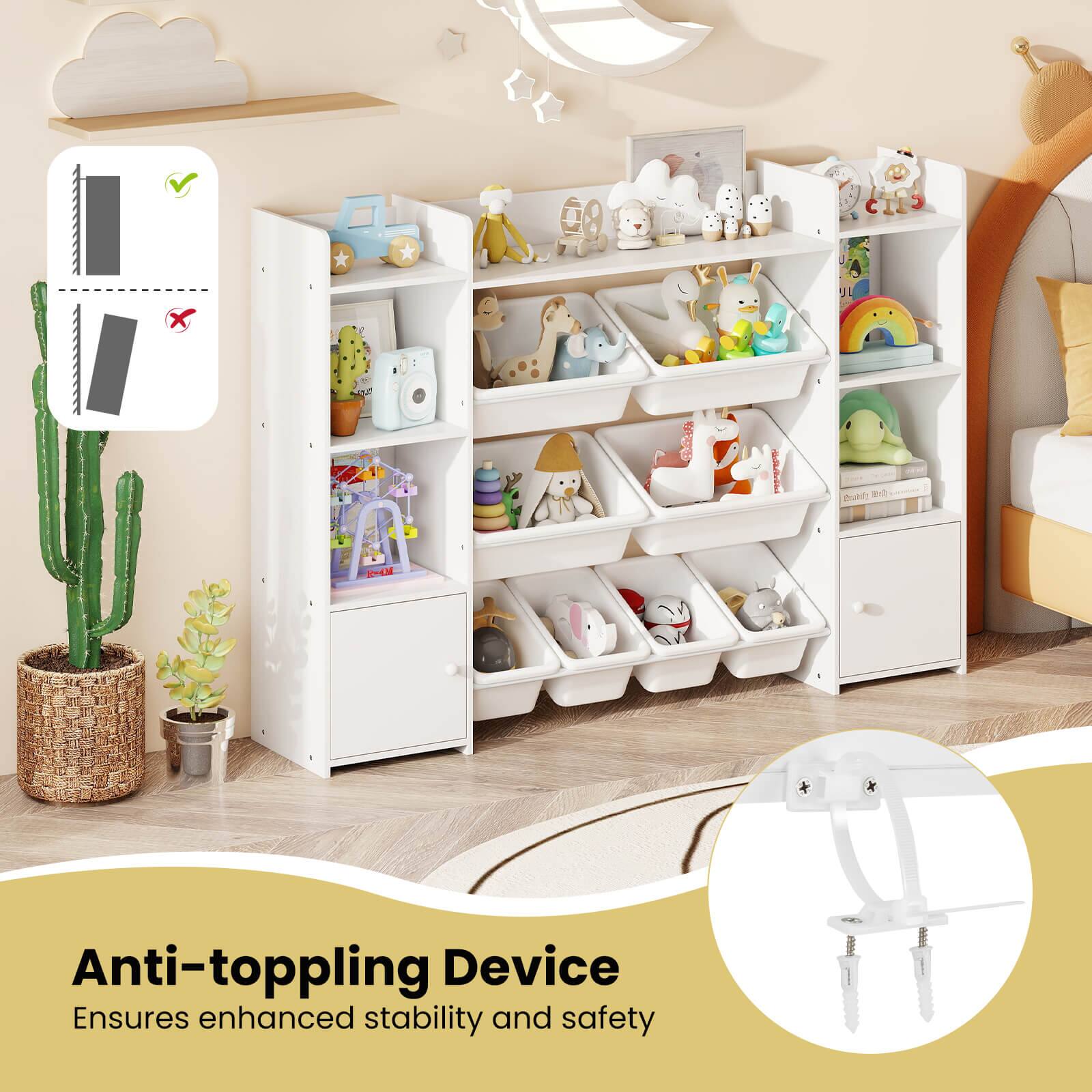 Anti-toppling Device  
Ensures enhanced stability and safety