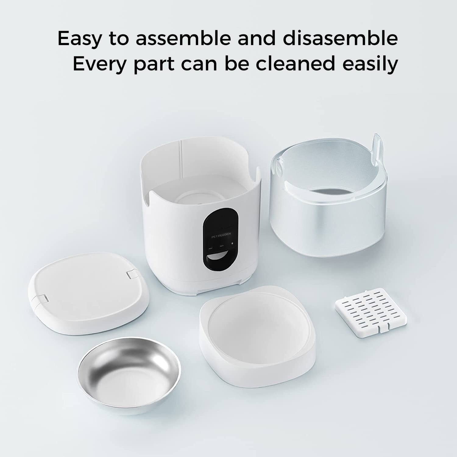 Easy to assemble and disassemble  
Every part can be cleaned easily