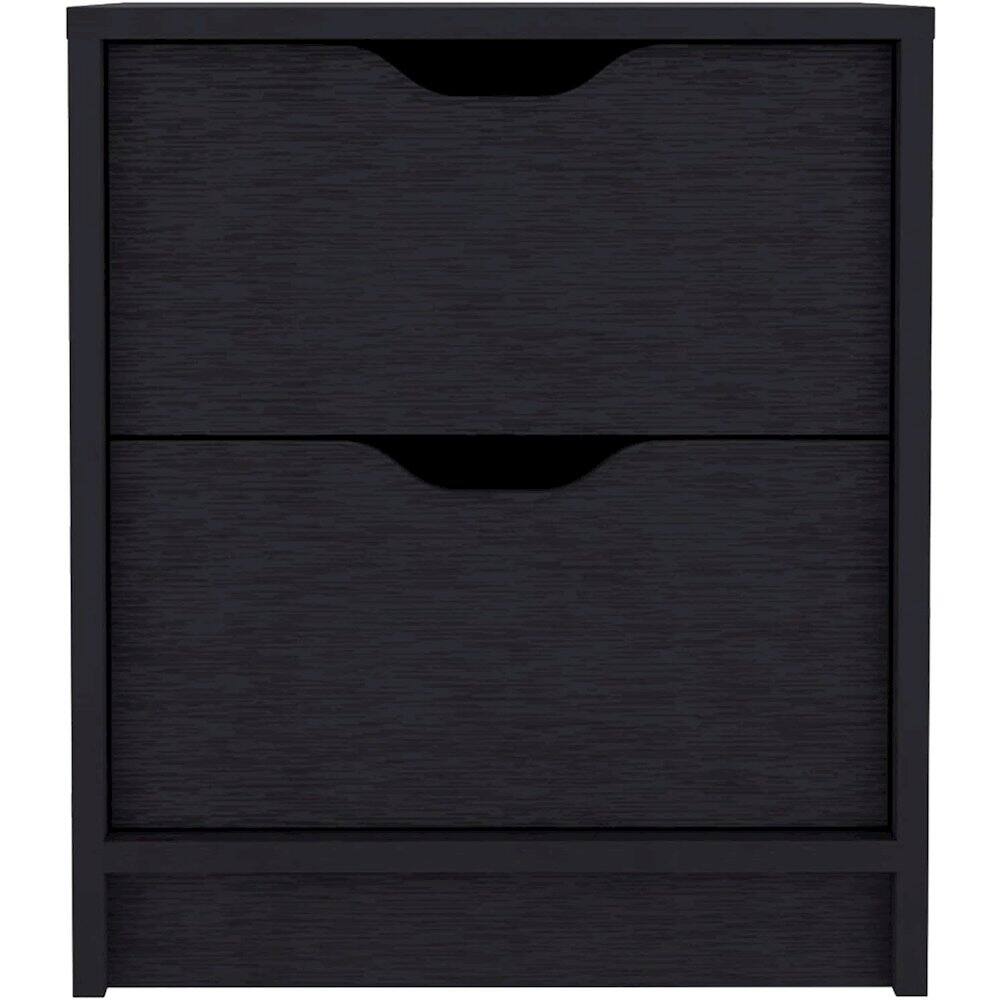 Alt View 1. TuHome - Basilea Nightstand Black MDF - Black.