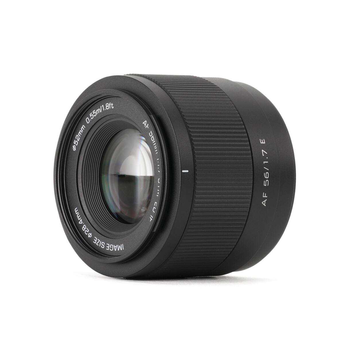 0.55m/1.8ft 52mm 52 $28.4mm 4mm 28 SIZE IMAGE ac CU E 56/1.7 AF