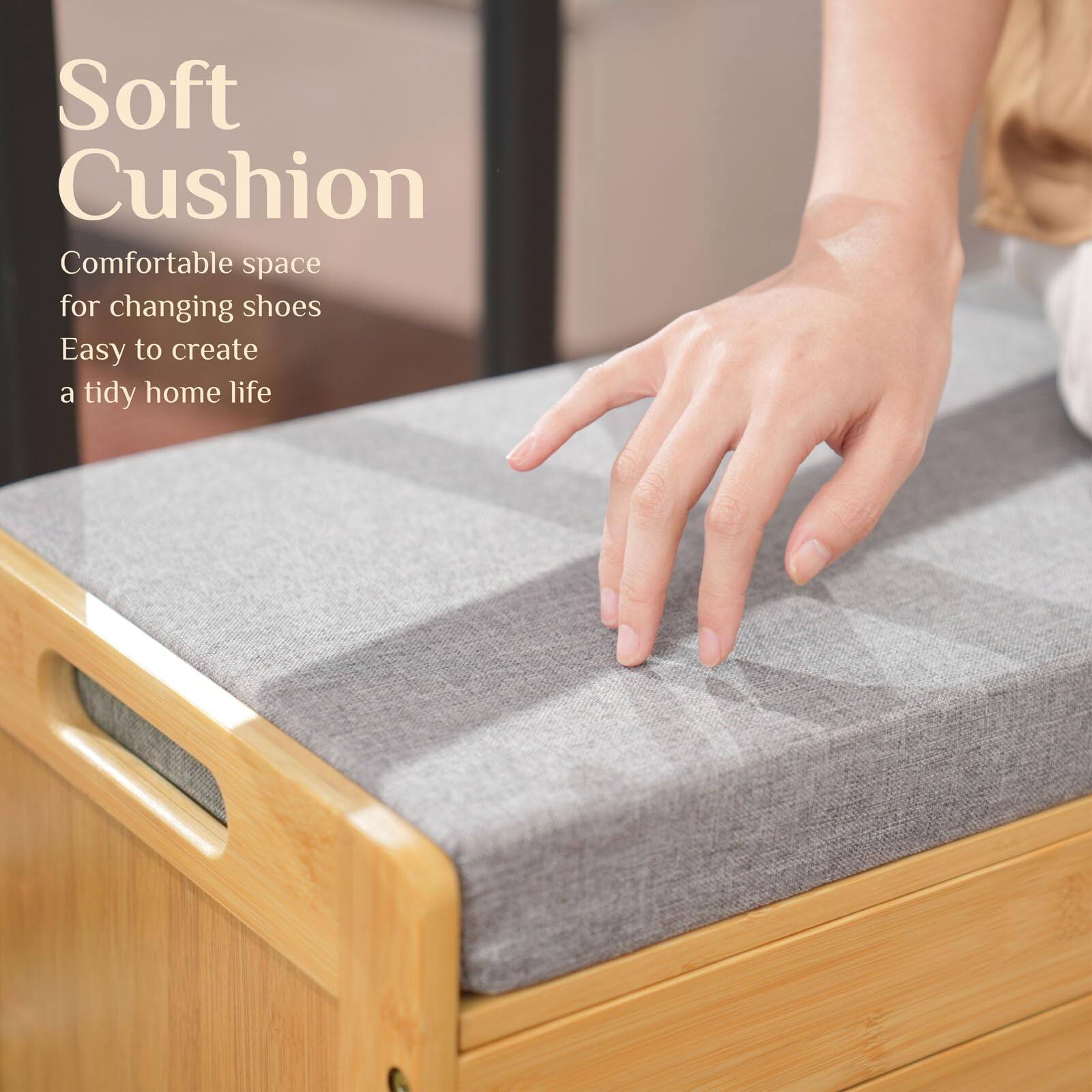 Soft Cushion

Comfortable space for changing shoes

Easy to create a tidy home life