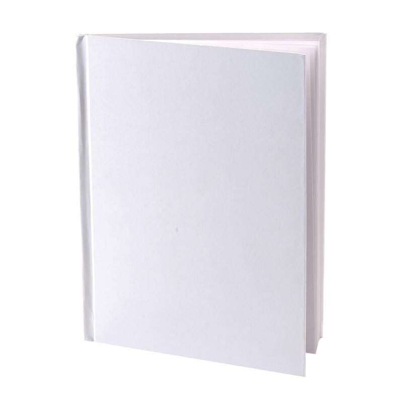Front. YOUNG AUTHORS - Blank Hardcover Book, White Pages, 5" x 4" Portrait, 14 Sheets/28 Pages - 5" x 4".