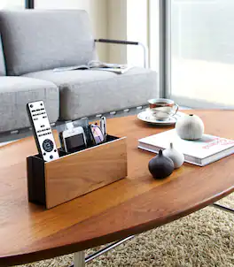 Yamazaki Home - Desk Organizer - Small - Walnut