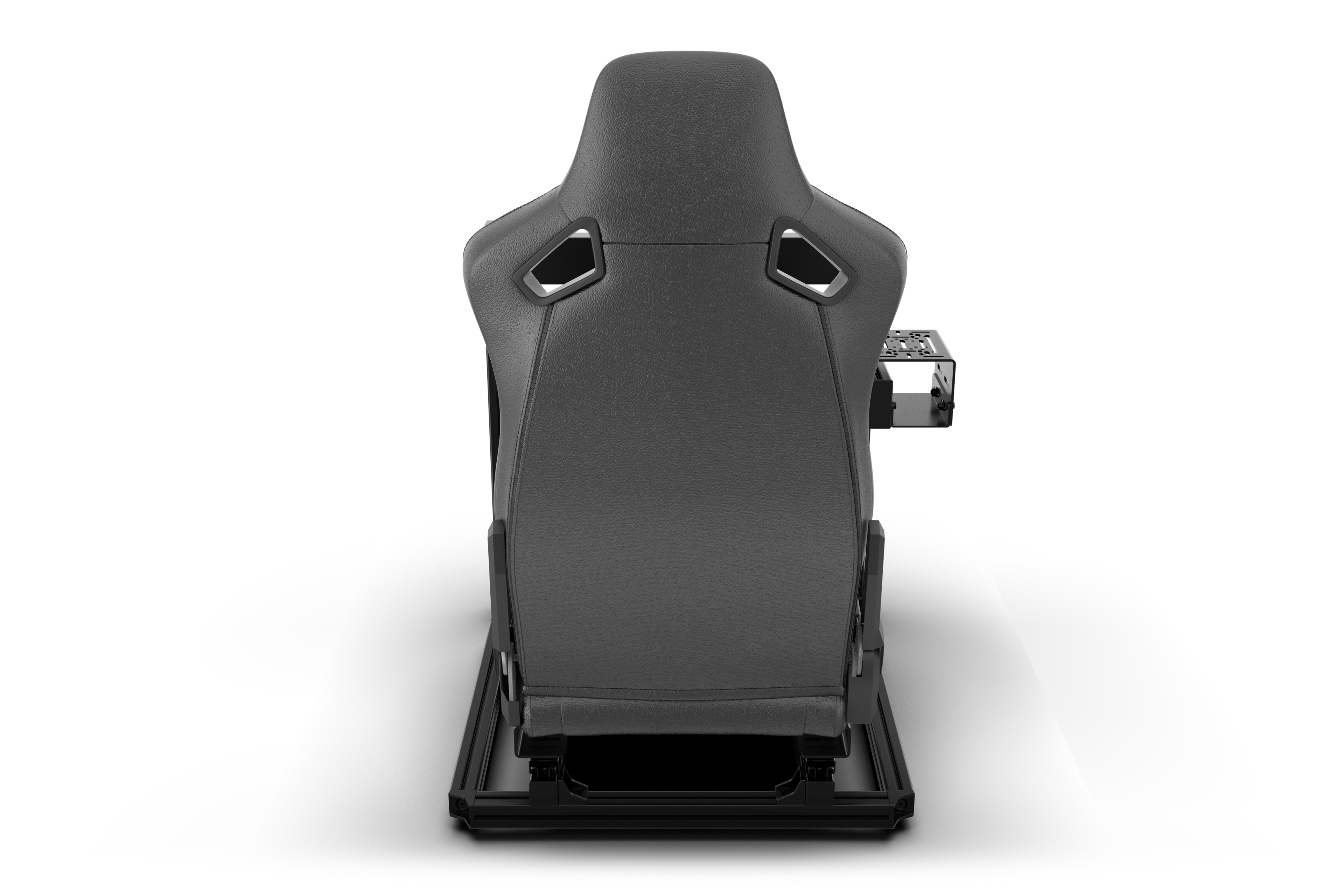 Back. Trak Racer - TR40S Simulator with Recliner Seat & Brackets - Black.