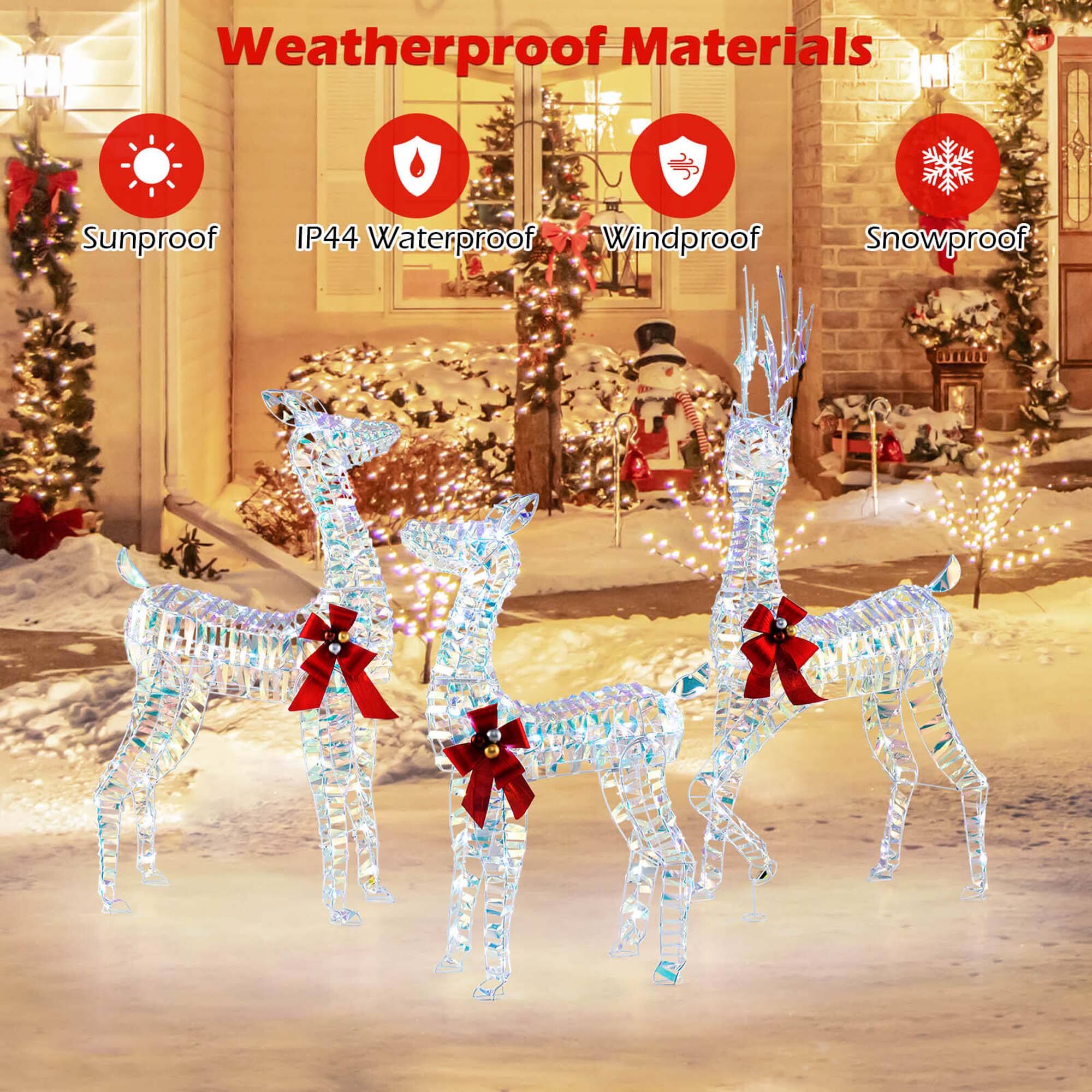 Weatherproof Materials

- Sunproof
- IP44 Waterproof
- Windproof
- Snowproof