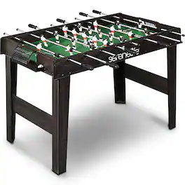 SereneLife - SLFSBLT47 Competition Foosball Table, 48in Portable Soccer, Indoor/Outdoor Game for Family Fun - Standard