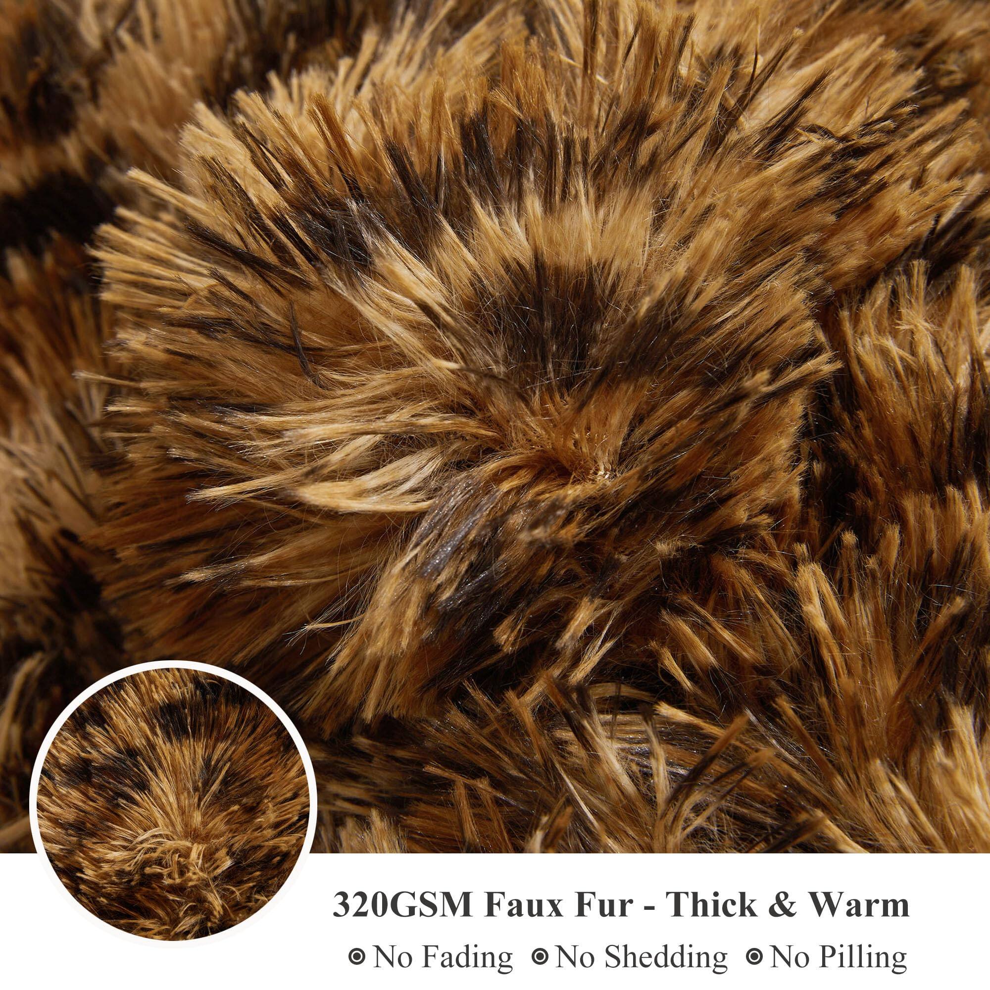 320GSM Faux Fur - Thick & Warm  
No Fading  
No Shedding  
No Pilling