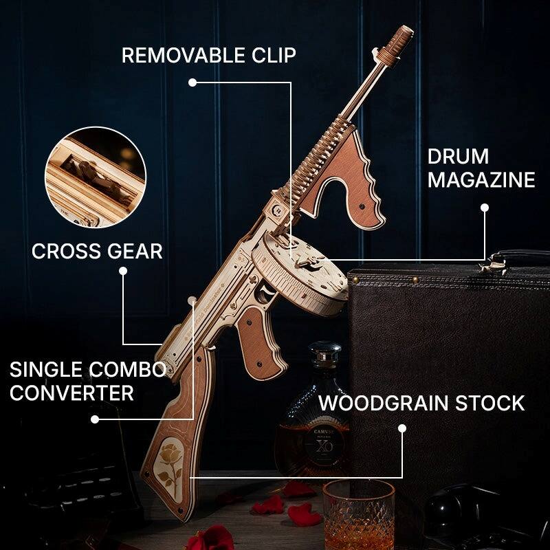 REMOVABLE CLIP  
DRUM MAGAZINE  
CROSS GEAR  
SINGLE COMBO CONVERTER  
WOODGRAIN STOCK  
CAMVSE XO