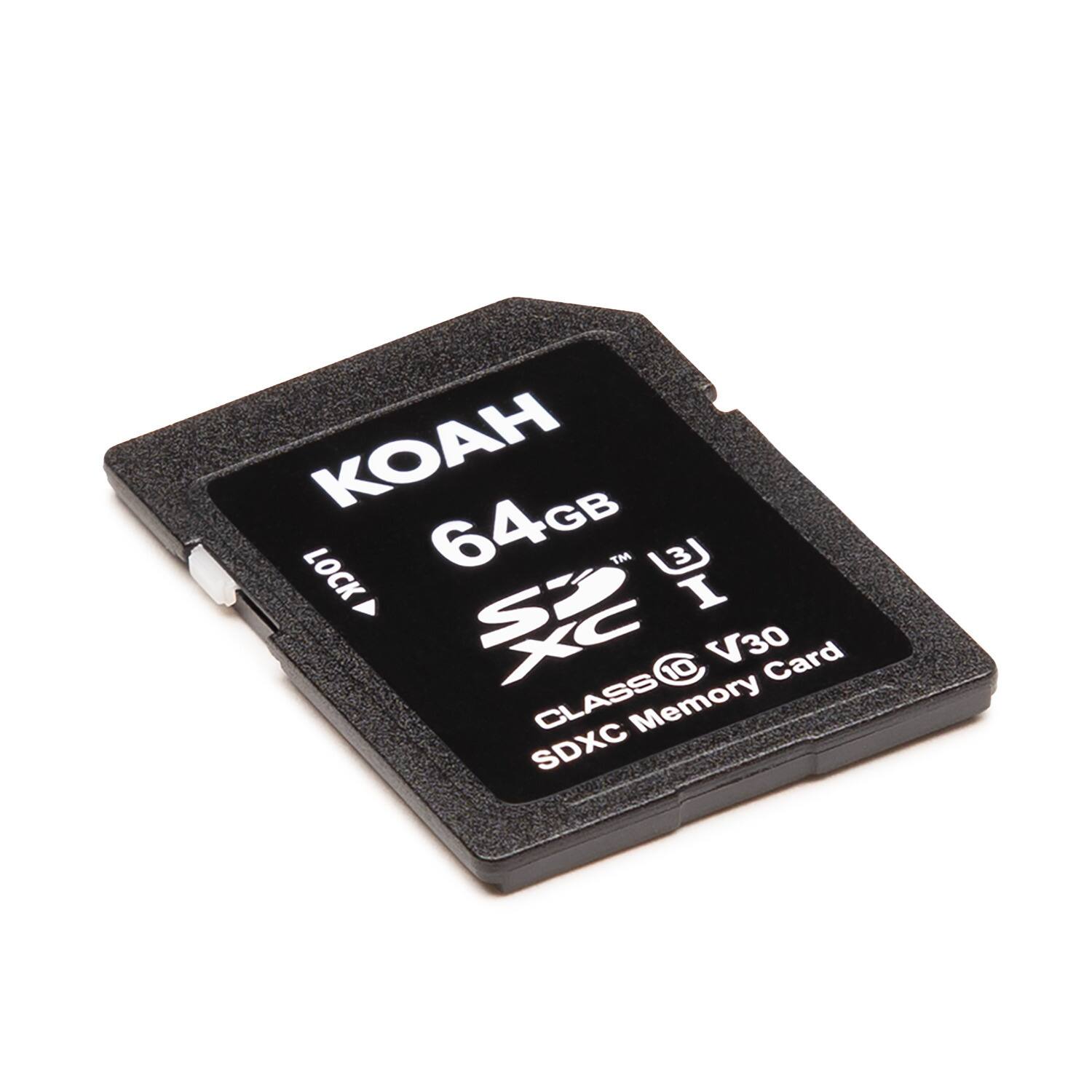 KOAH LOCK 64GB TM 3 I XC V30 Card CLASS 10 SDXC Memory Card
