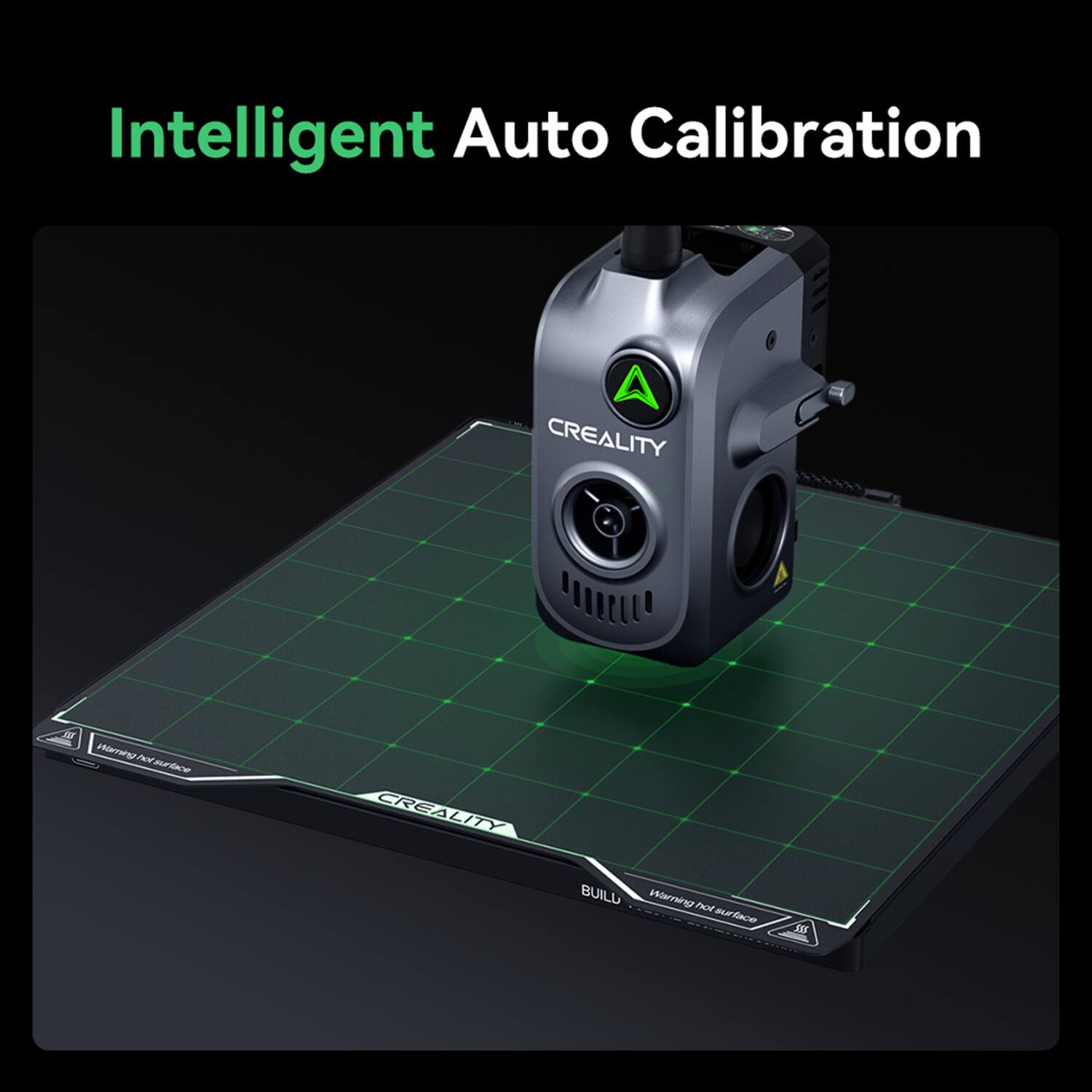 Intelligent Auto Calibration is a feature of the Creality 3D printer. It allows for precise calibration of the print bed, ensuring accurate and consistent prints. The calibration process involves using the printer's built-in sensors to measure the distance between the print bed and the nozzle, and then adjusting the bed's position accordingly. This feature helps to eliminate issues with uneven or misaligned prints, and ensures that the printer is able to produce high-quality 3D models with ease.