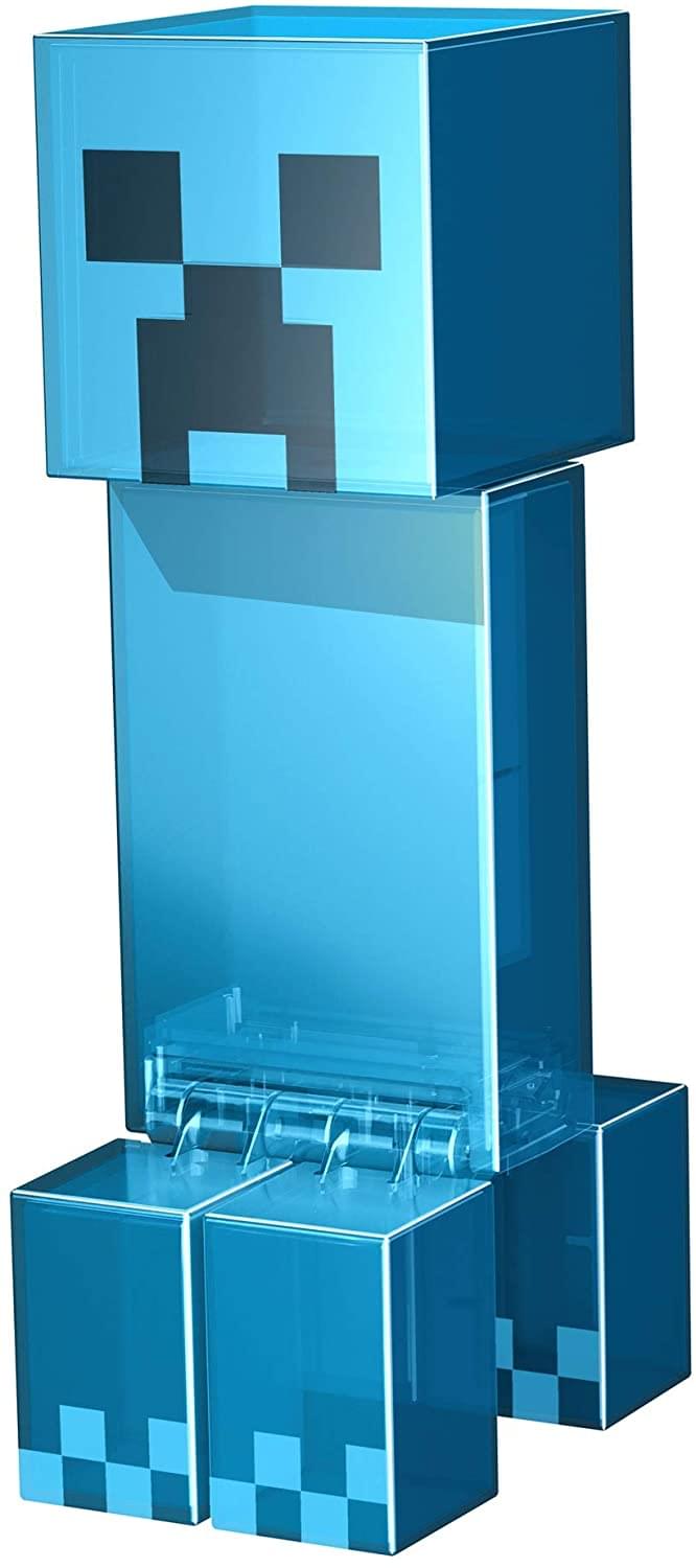Fisher-Price - Minecraft Dungeons Large 11 Inch Articulated Action Figure | Charged Creeper - Blue