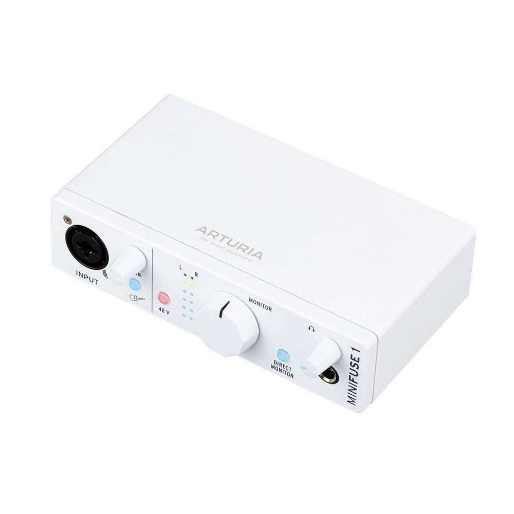 INPUT M C 4 V ARTURIA  
The audio explorer  
L R 1  
MONITOR  
MONITOR DIRECT  
1  
MINIFUSE 1