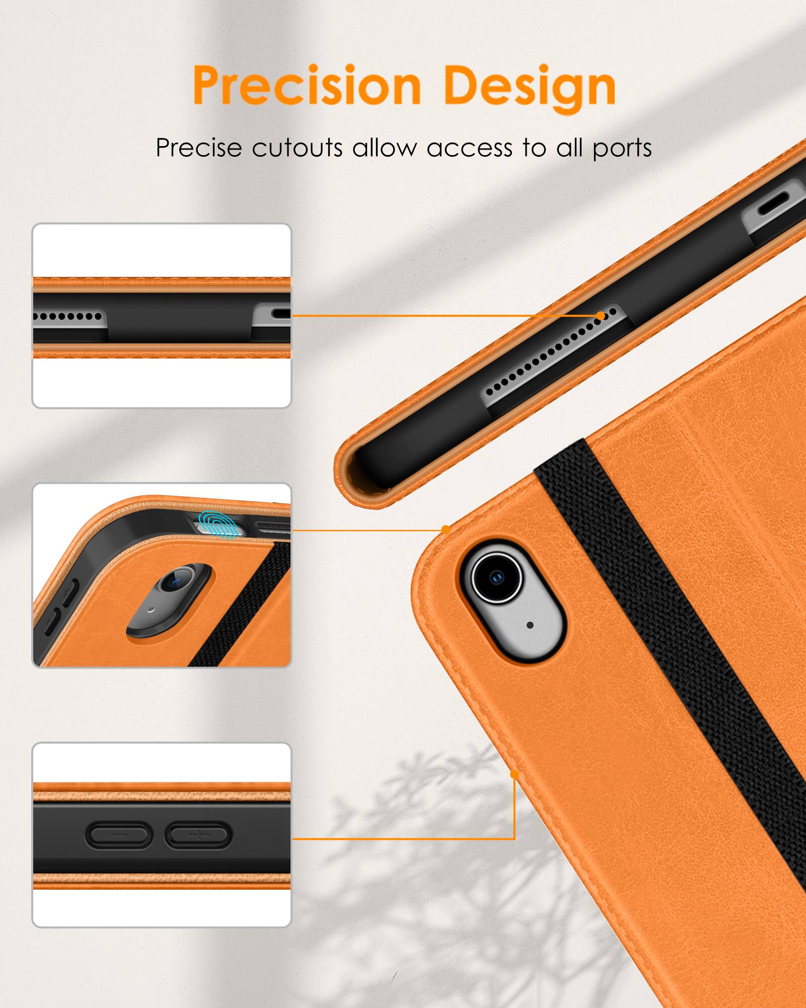 Precision Design  
Precise cutouts allow access to all ports