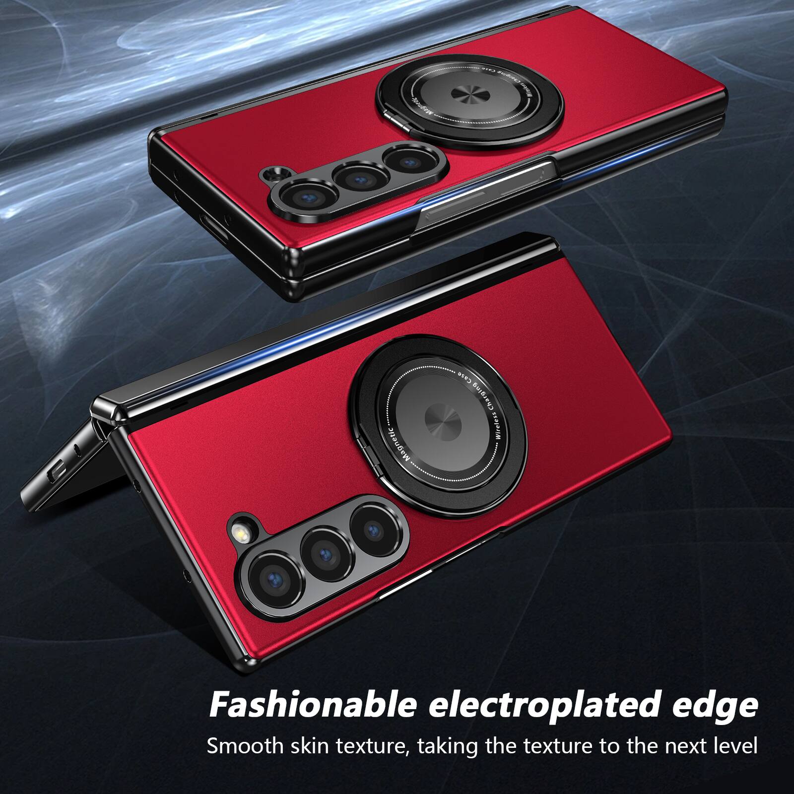Magnetic eti C*0 Charging Wireless Fashionable electroplated edge Smooth skin texture, taking the texture to the next level