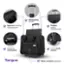 Telescoping handle Spacious clothing compartment Padded laptop compartment Zippered workstation In-line skate wheels Water resistant polyester