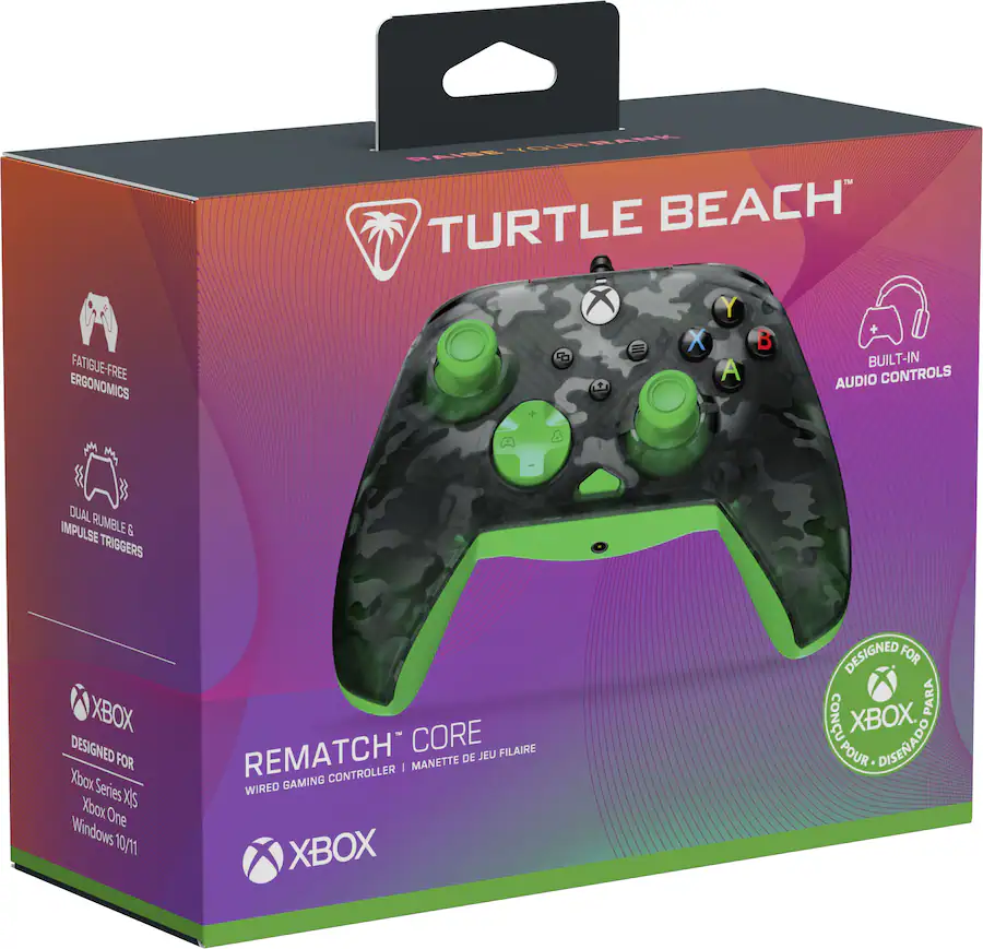 Turtle Beach Rematch Core Wired Gaming Controller for Xbox Series X|S ...