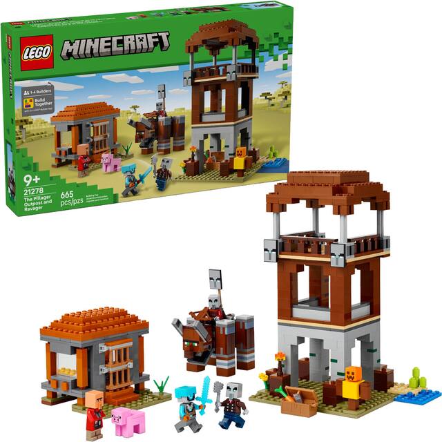 LEGO - Minecraft The Pillager Outpost and Ravager 21278