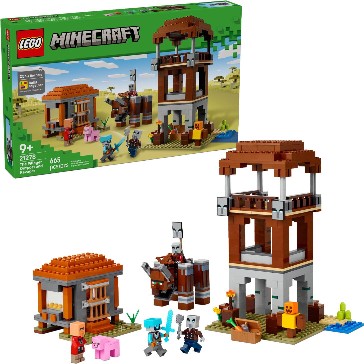 LEGO - Minecraft The Pillager Outpost and Ravager 21278